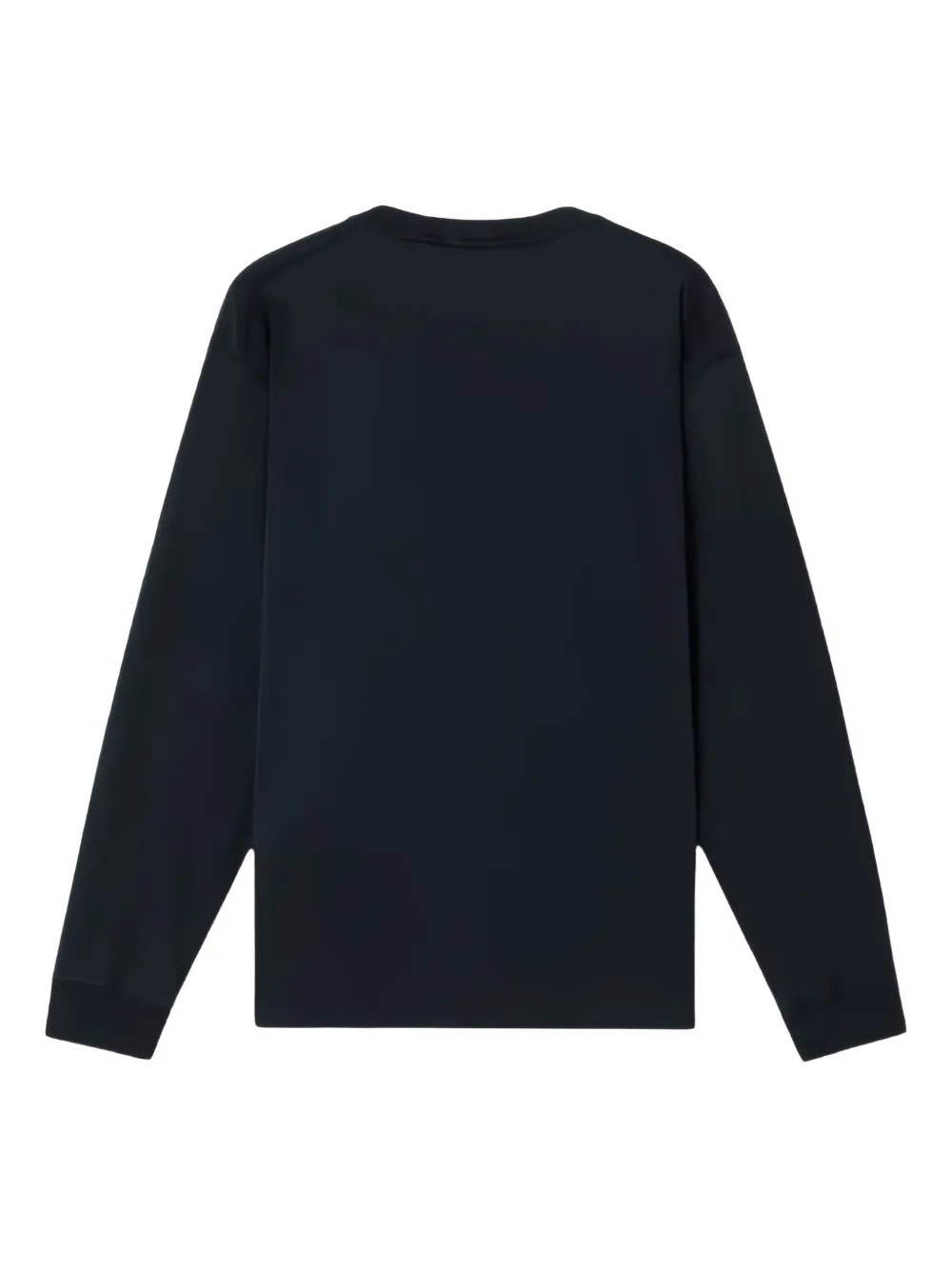 Stone Island logo-patch long-sleeve sweatshirt - Blauw