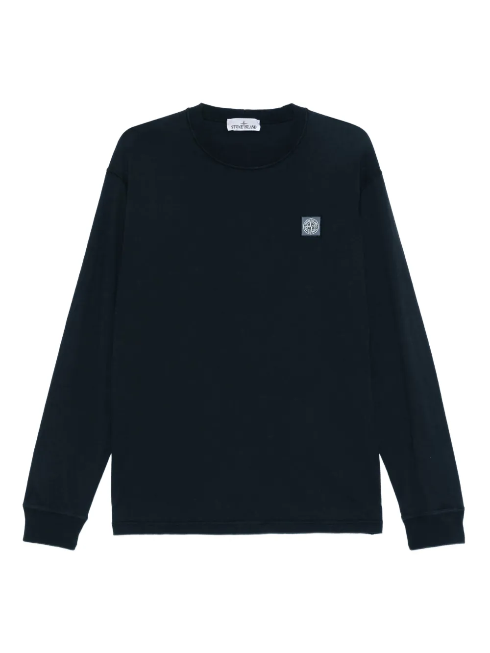 Stone Island 标贴长袖卫衣 | 蓝色 | Image 1