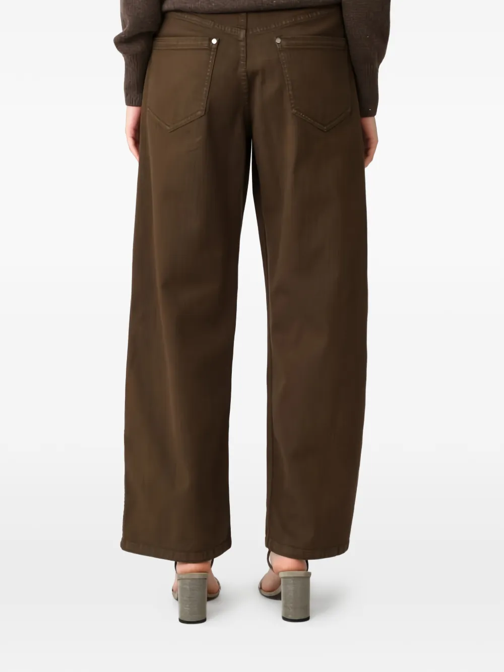Brunello Cucinelli wide-leg trousers - Bruin