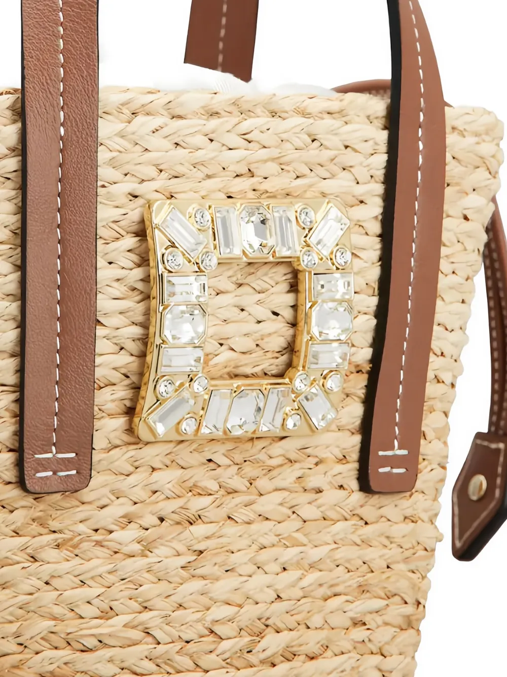 crystal-embellished bucket bag
