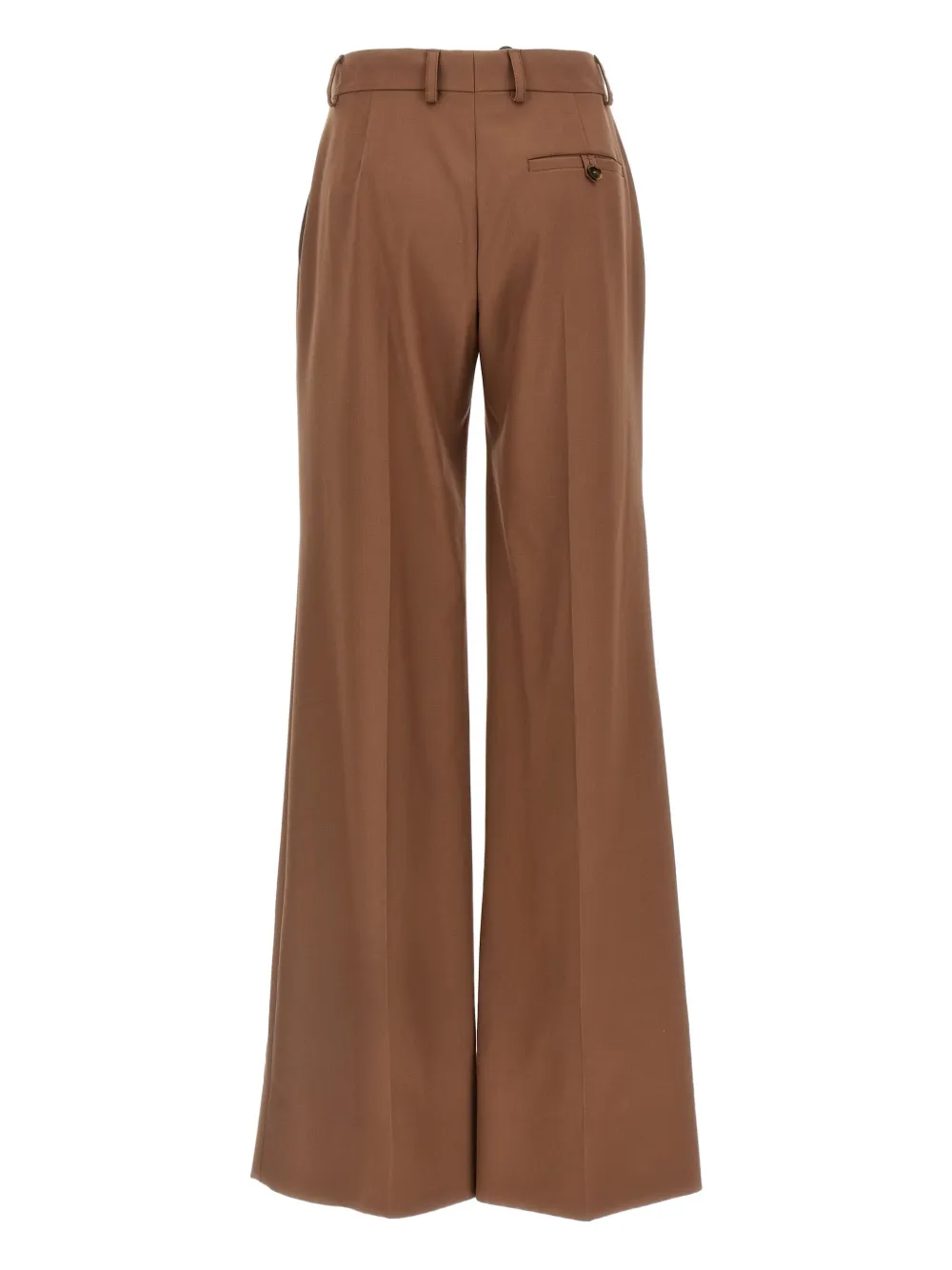 Stella McCartney Flared plooibroek Bruin