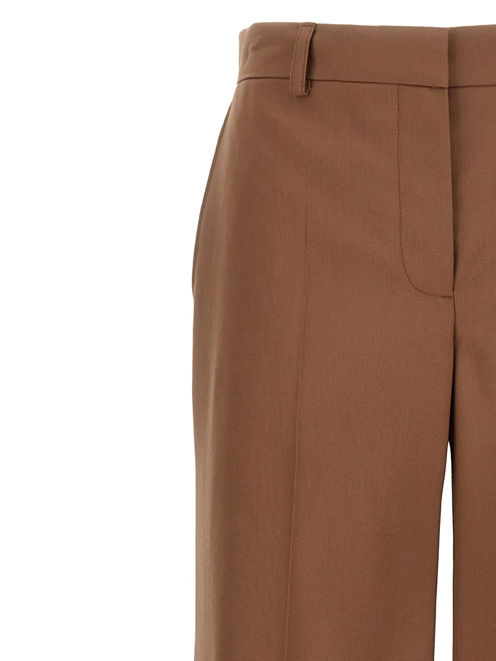 Stella McCartney Flared plooibroek Bruin