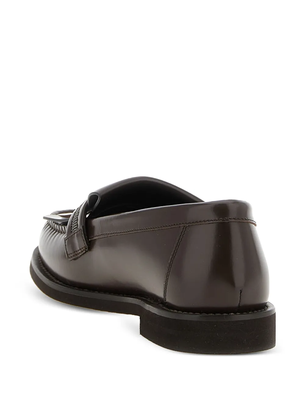 Brunello Cucinelli Monili fringed loafers Brown