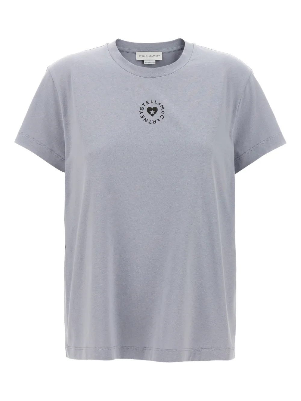 Stella McCartney logo-print crew-neck T-shirt | Blue | Image 1