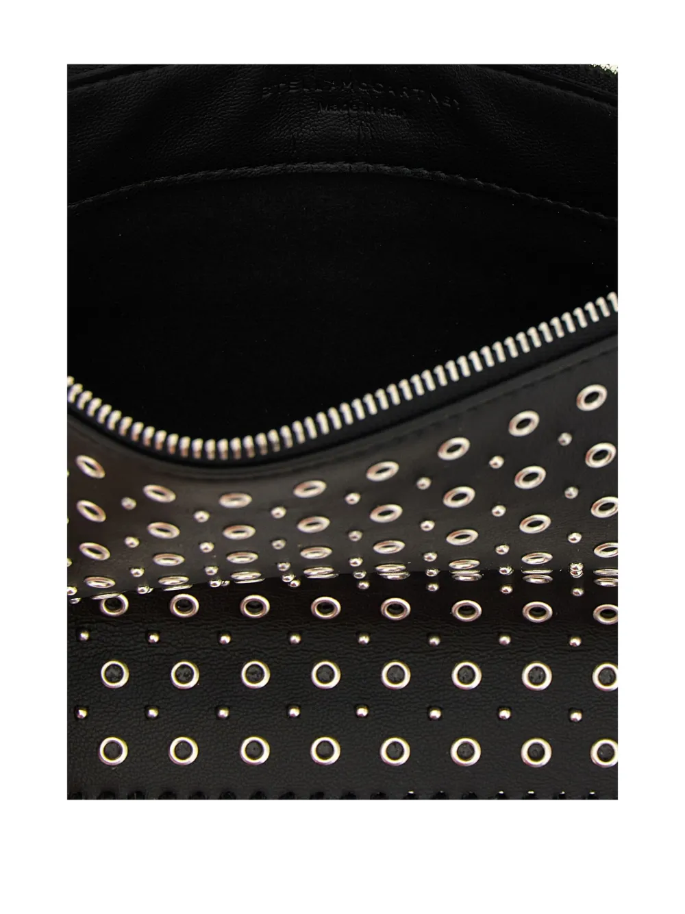 Stella McCartney Falabella schoudertas verfraaid met studs en kettinghengsel Zwart