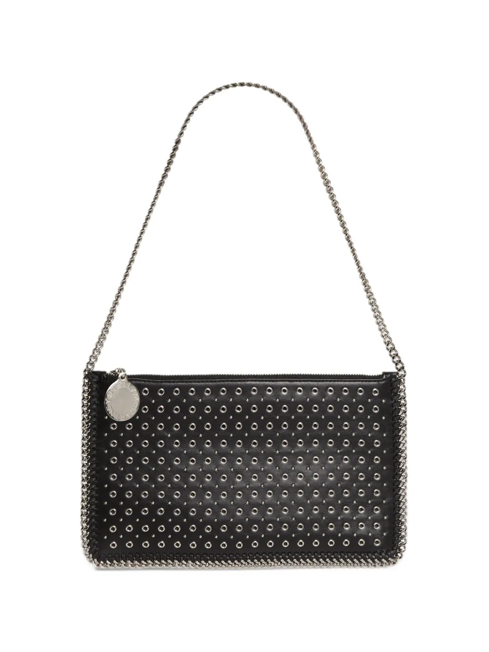 Stella McCartney Falabella schoudertas verfraaid met studs en kettinghengsel Zwart