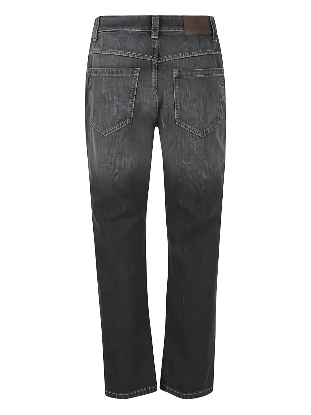 Brunello Cucinelli Straight jeans met vijf zakken - Zwart