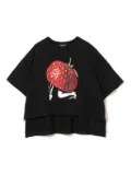 Undercover strawberry print T-shirt - Black