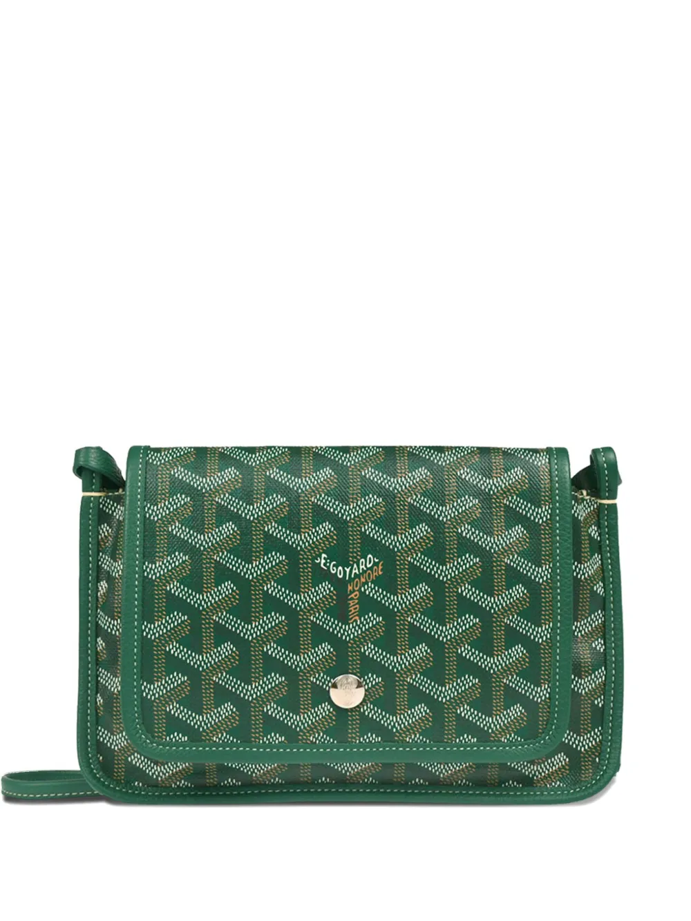 Pre-owned Goyard 2019 Mini Plumet Two-way Bag In Green