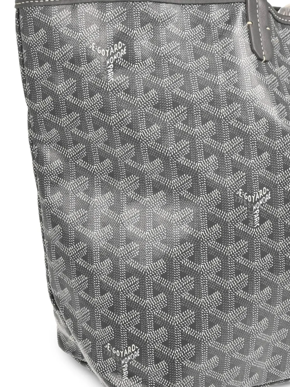 Pre-owned Goyard 2018 St. Louis Pm Tote Bag In Gray