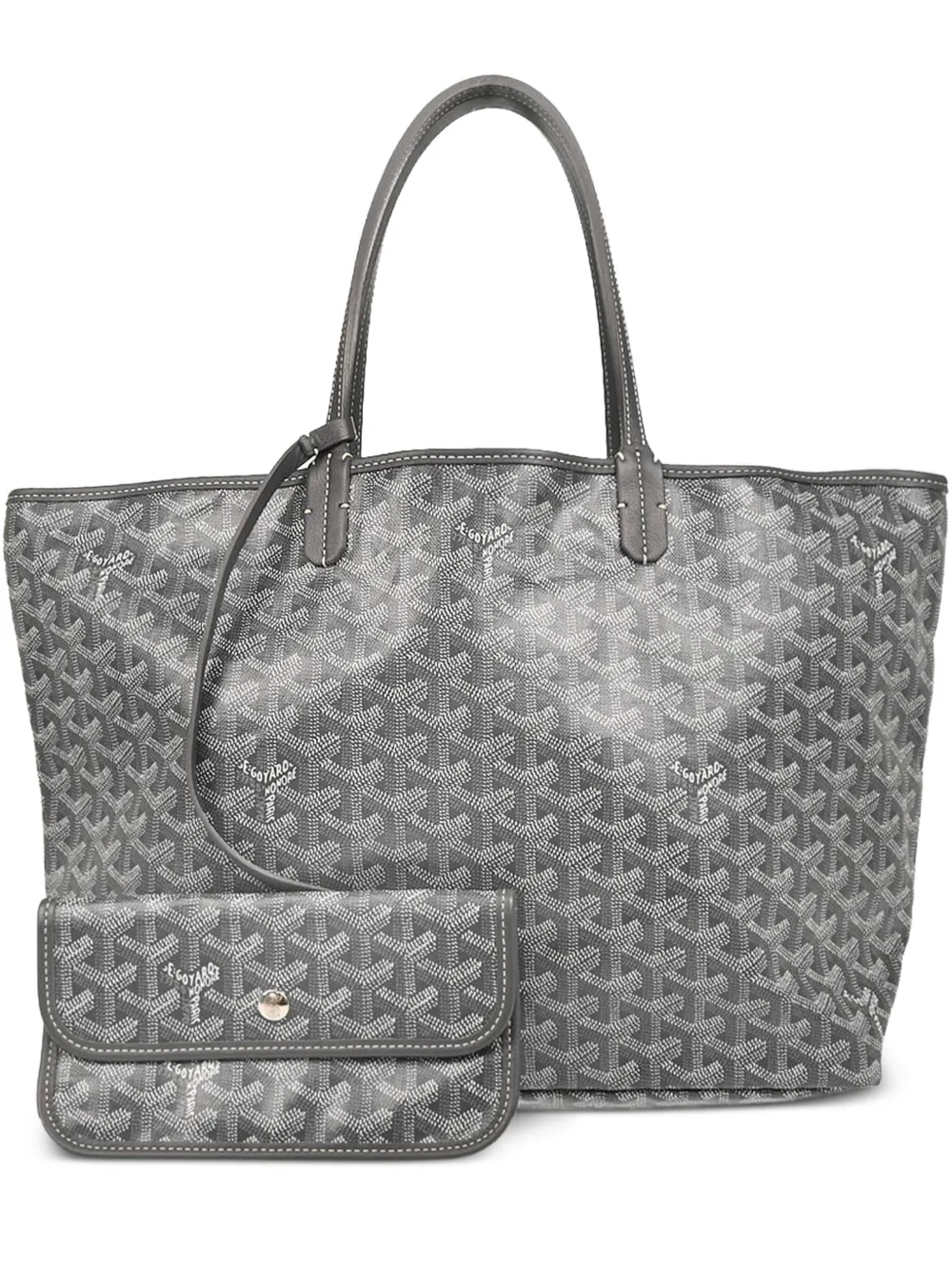 Pre-owned Goyard 2018 St. Louis Pm Tote Bag In Gray