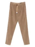 White Sand drawstring corduroy trousers - Brown