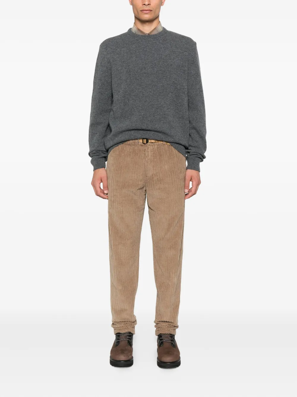White Sand Ribfluwelen broek - Bruin