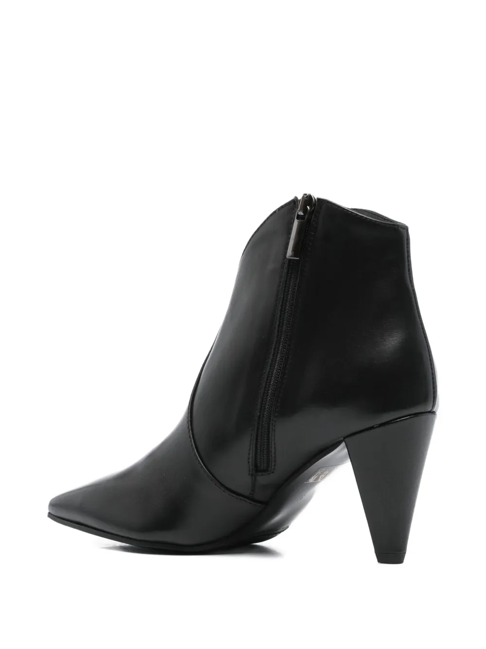 Evaluna 80mm pointed-toe heeled boots Black