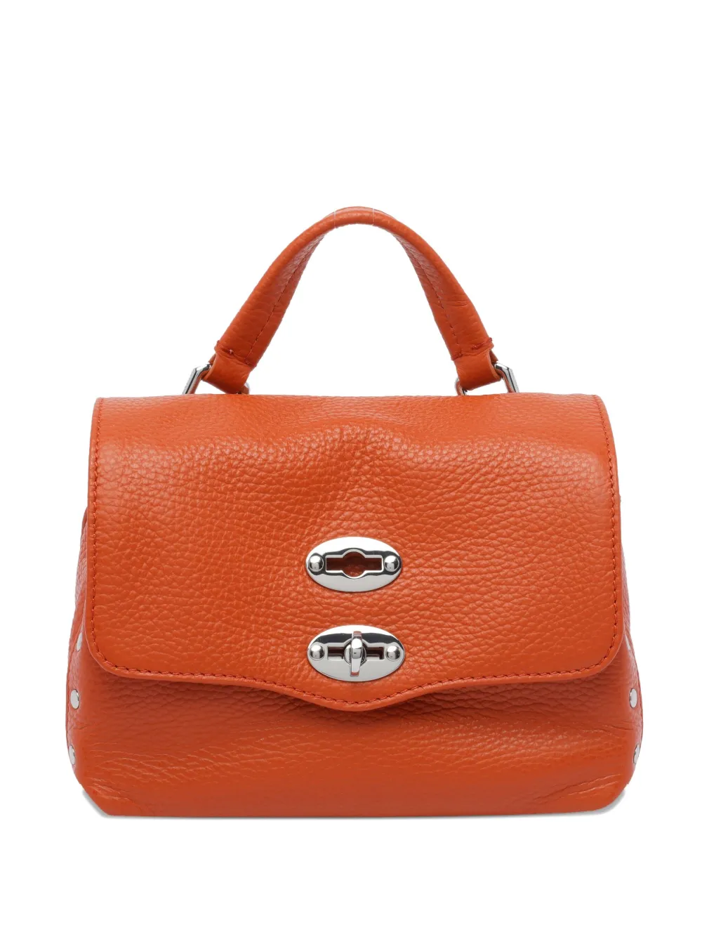 Zanellato Postina Baby leren handtas met draaislot Oranje