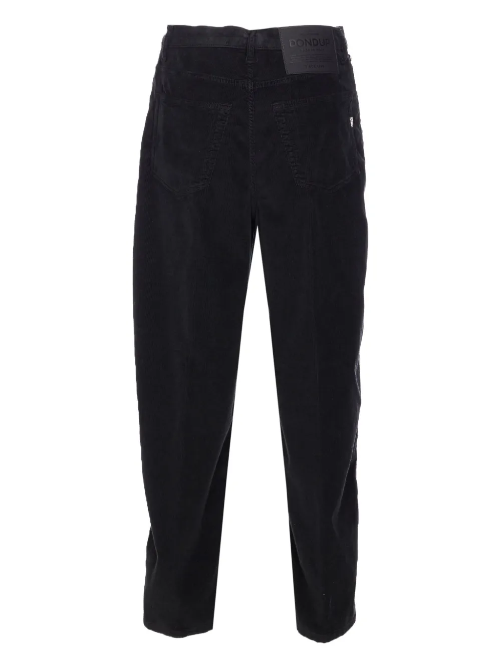 Dondup Loose Fit Velvet Trousers With Button Detailing