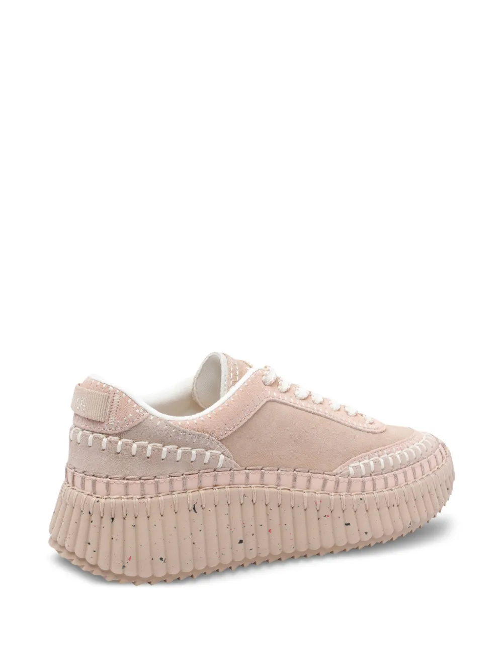 Chloé Nama sneakers met plateauzool Roze