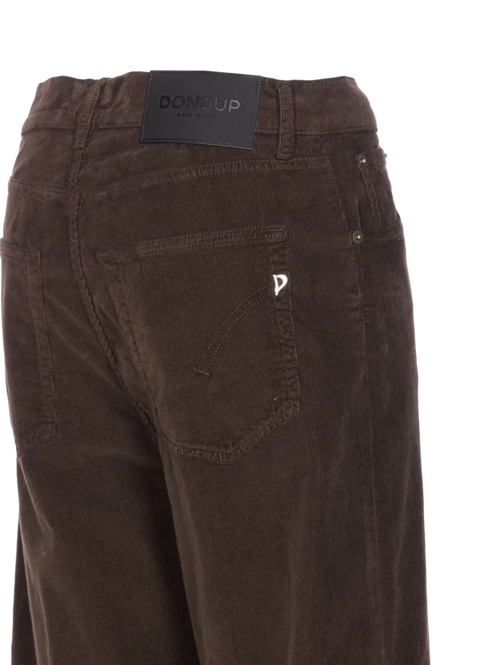 DONDUP Ribfluwelen broek Bruin