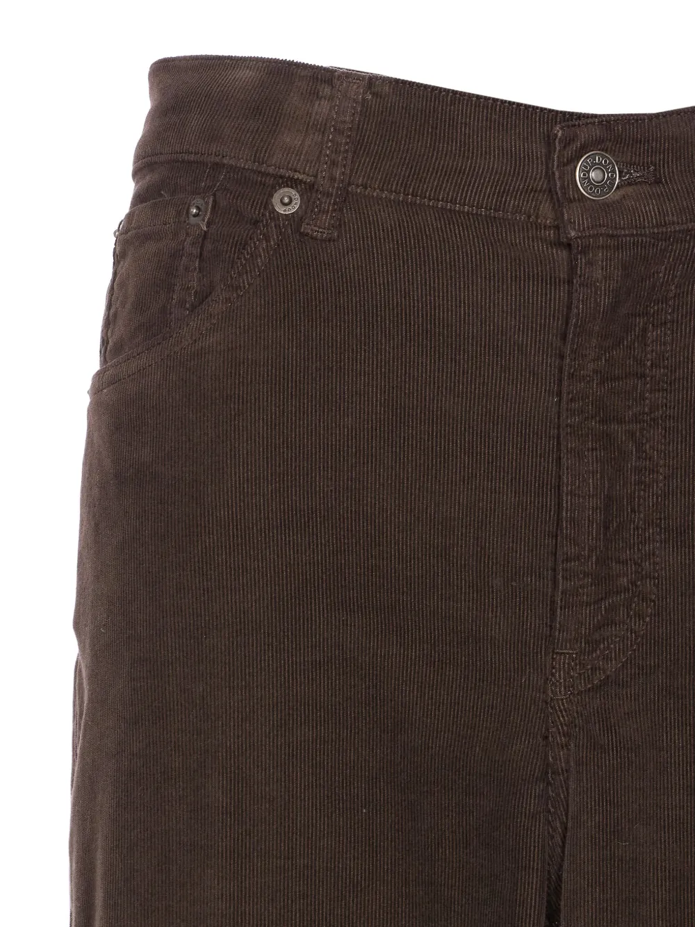 DONDUP Ribfluwelen broek Bruin