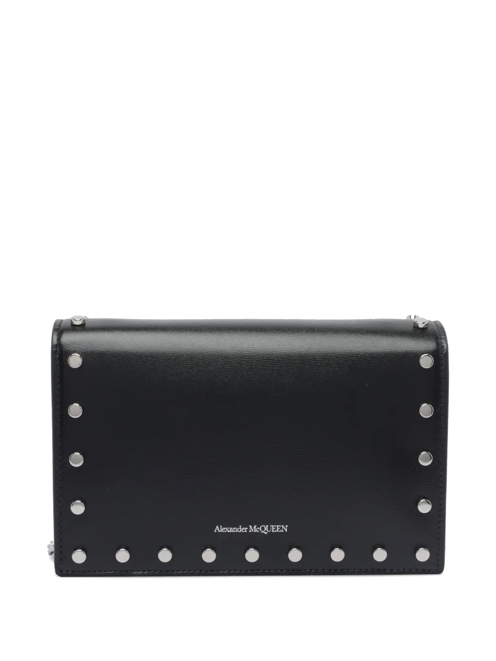 Alexander McQueen Kleine Skull schoudertas met studs - Zwart