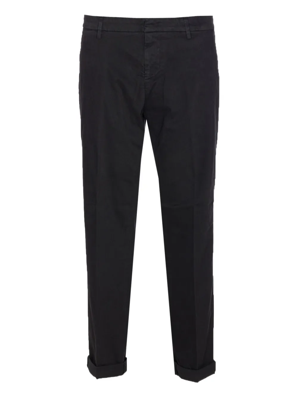 DONDUP zip-fly cotton trousers | Black | Image 1