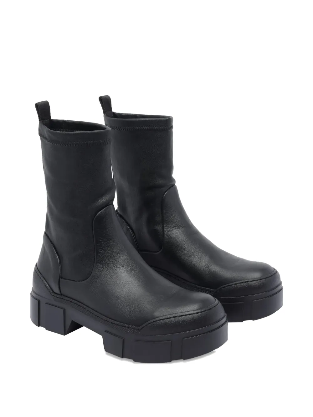Vic Matie leather ankle boots Zwart