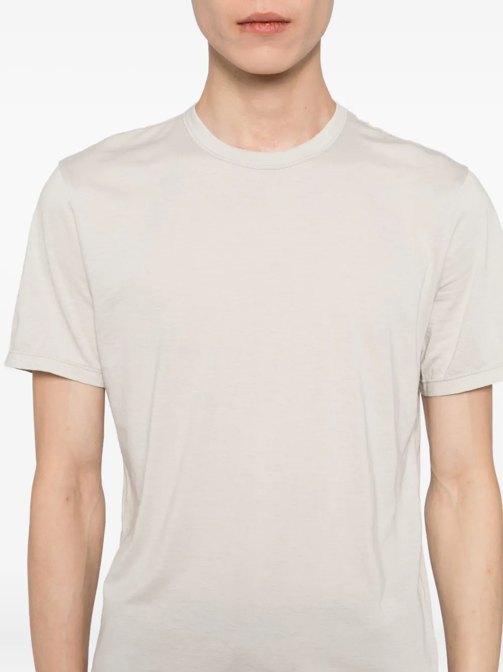 James Perse Luxe Lotus T-shirt Grijs