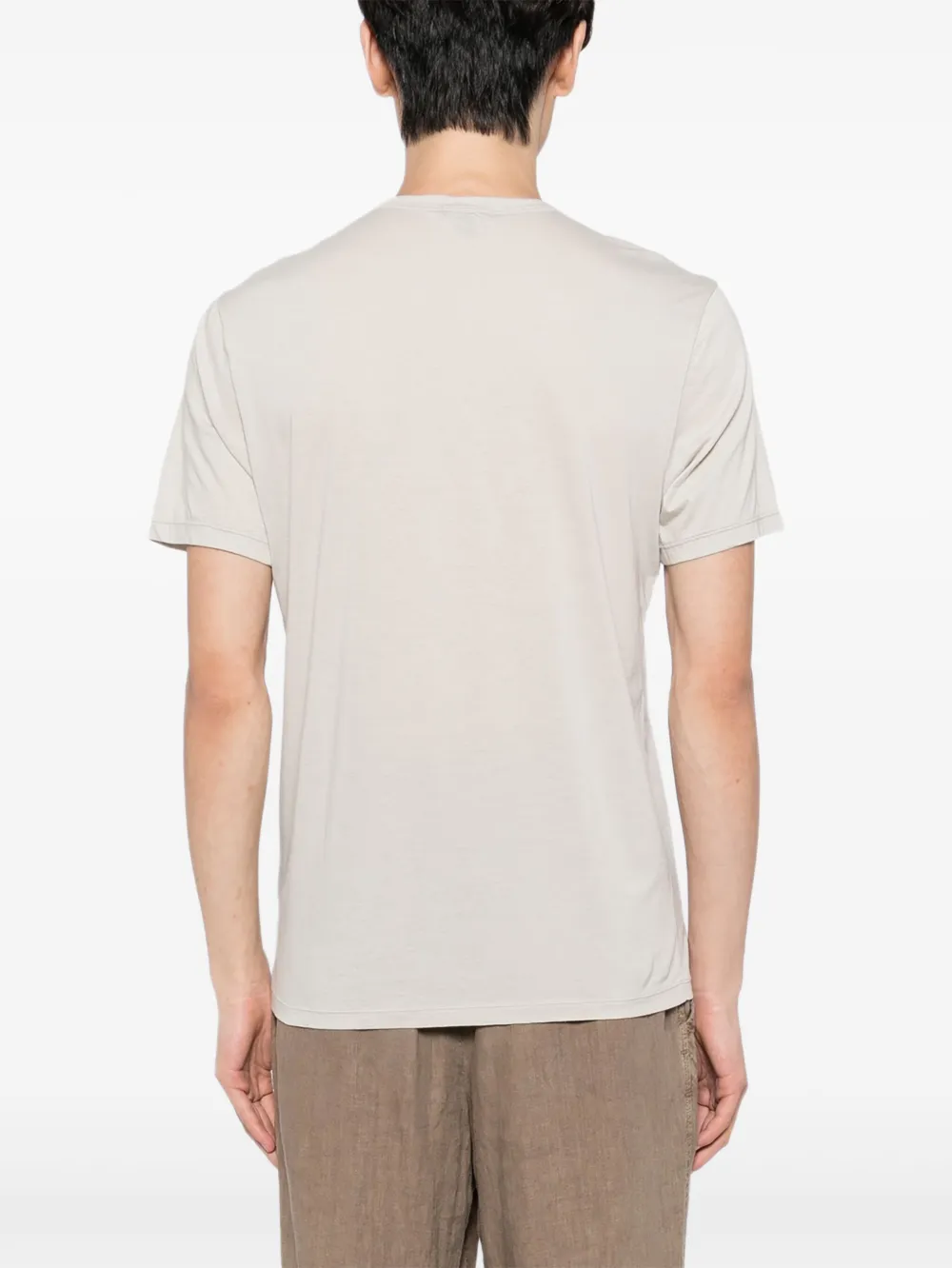 James Perse Luxe Lotus T-shirt Grijs