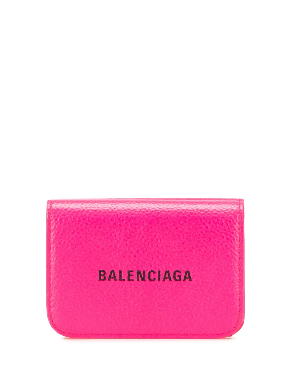 Pre-owned Balenciaga 2007-2020 Mini Leather Cash Trifold Wallet Small Wallets