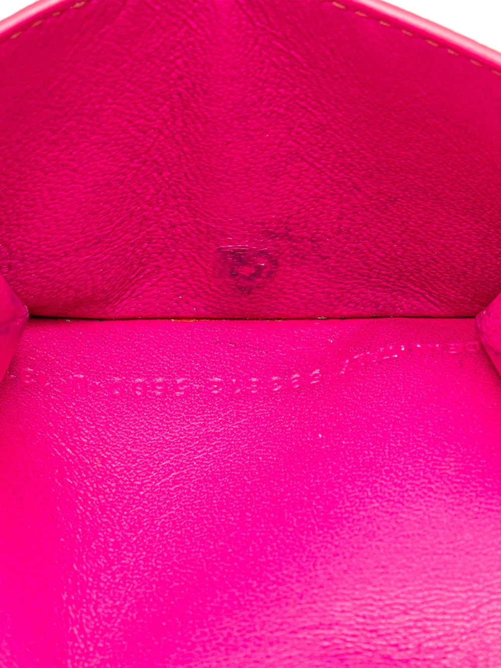 Pre-owned Balenciaga 2007-2020 Mini Leather Cash Trifold Wallet Small Wallets