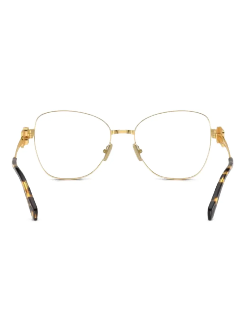 Miu Eyewear Bril met cat-eye montuur Geel