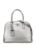 Prada Pre-Owned 2000-2025 Medium Saffiano Lux Open Promenade satchel - Silver