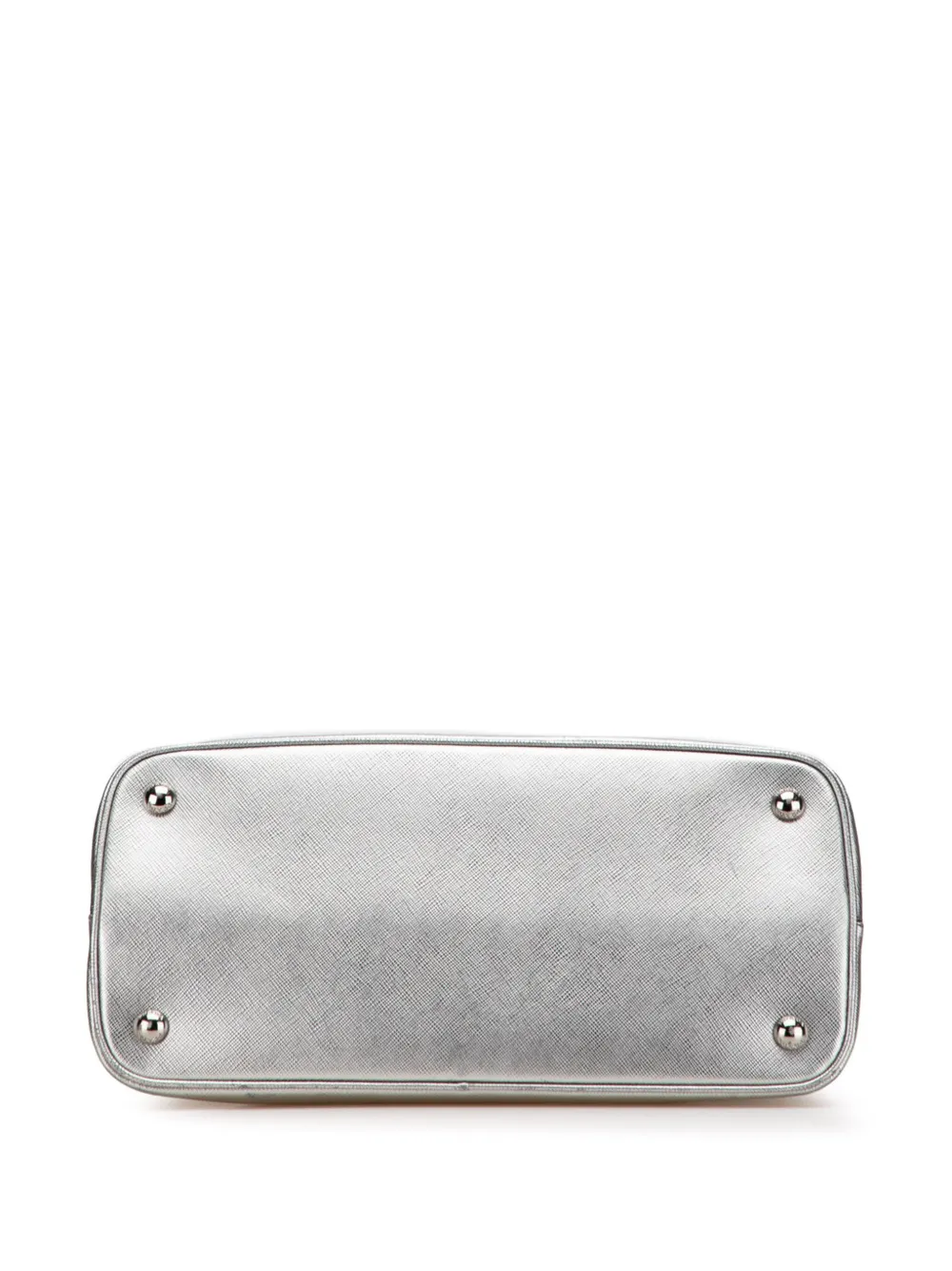 Pre-owned Prada 2000-2025 Medium Saffiano Lux Open Promenade Satchel