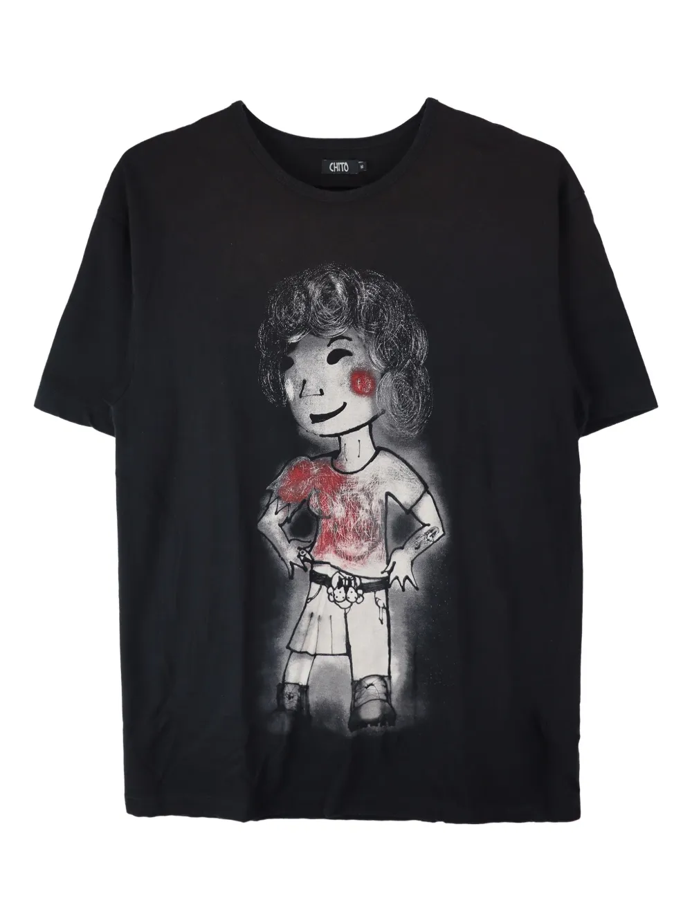 Punkii graphic-print cotton T-shirt