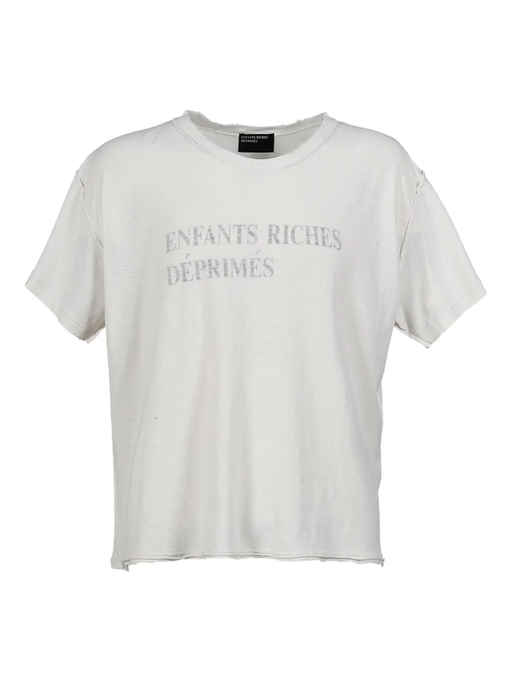 Enfants Riches Deprimes Logo-print Distressed T-shirt