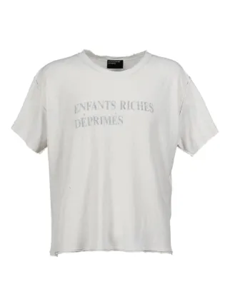 Enfants Riches Déprimés logo-print Distressed T-shirt