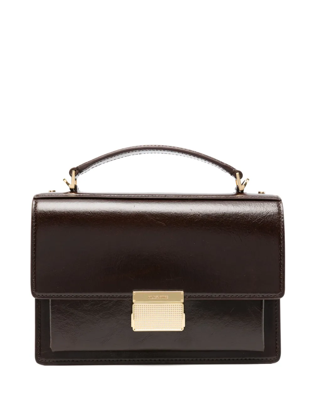 Golden Goose top-handle leather tote bag Bruin
