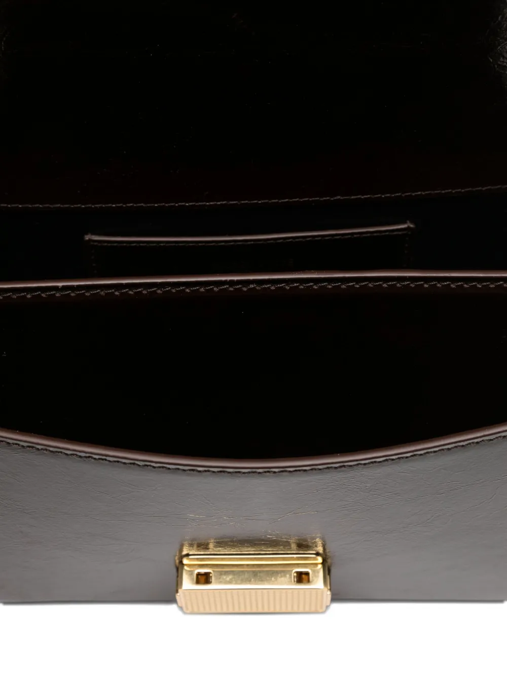Golden Goose top-handle leather tote bag Bruin