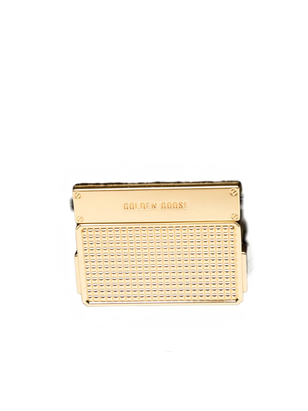 Golden Goose top-handle leather tote bag Bruin