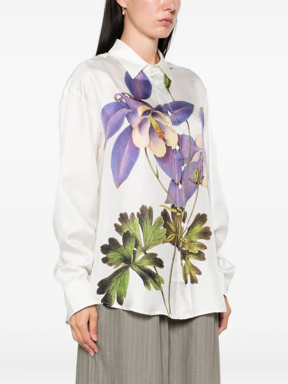 Pierre-Louis Mascia floral-print shirt Wit