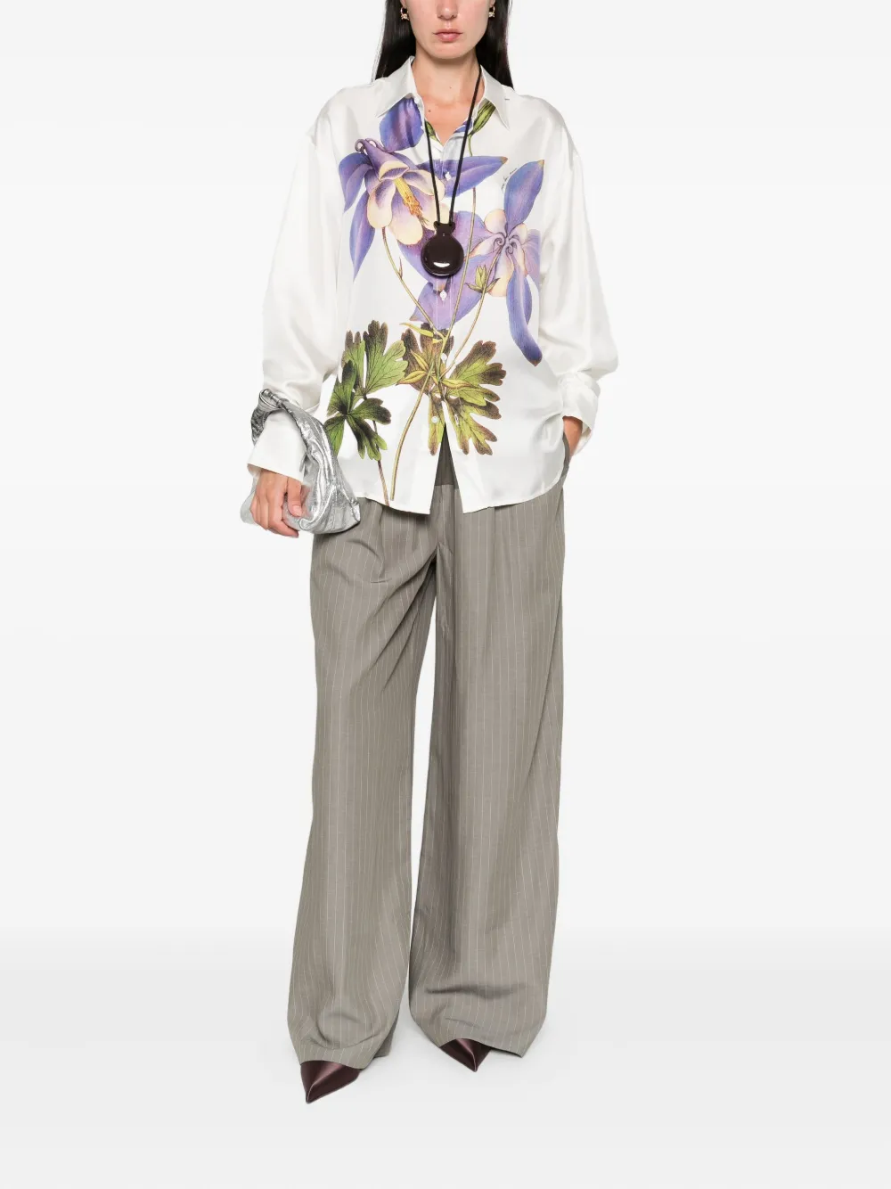 Pierre-Louis Mascia floral-print shirt Wit