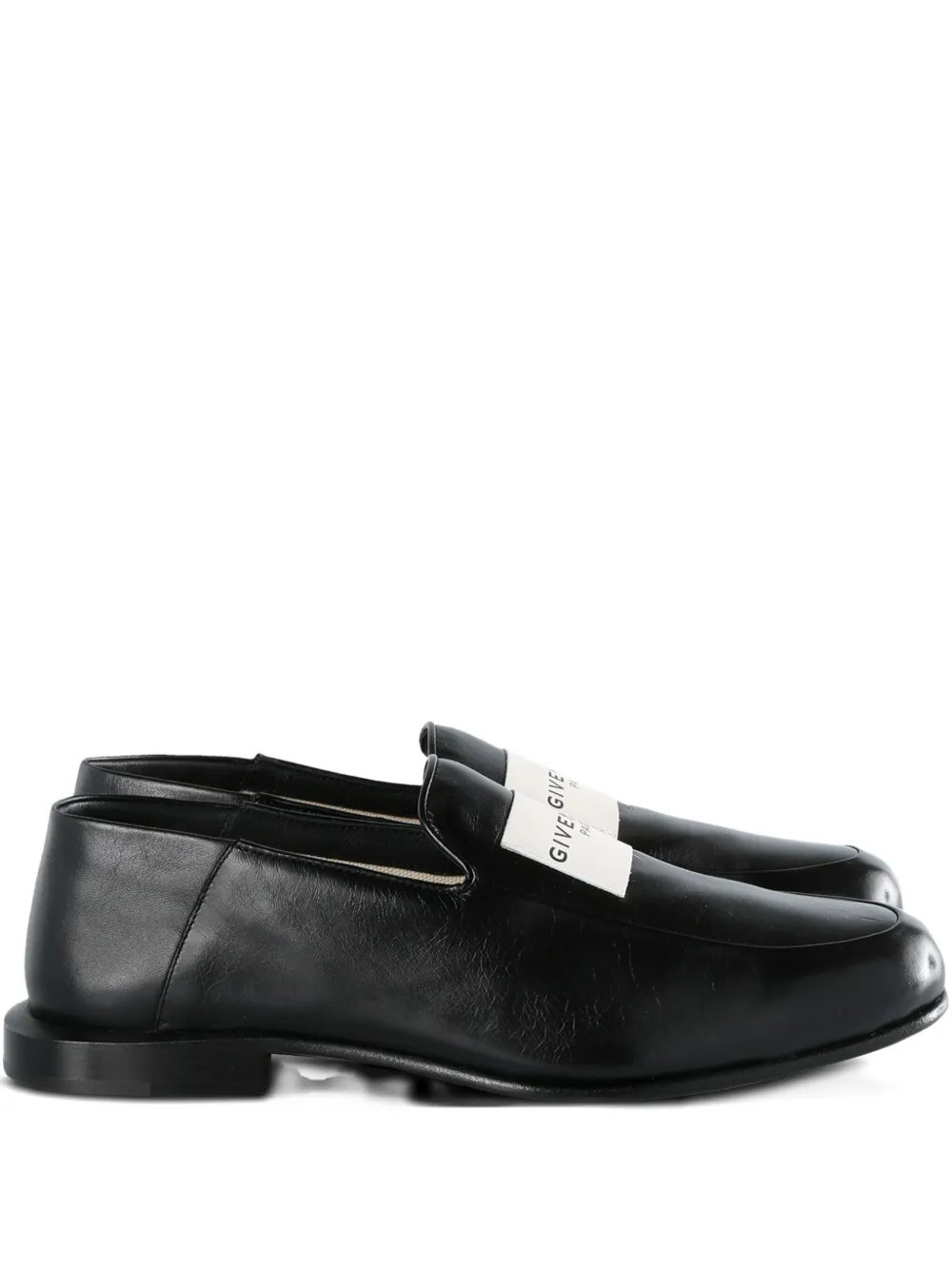 Givenchy logo-patch loafers Black