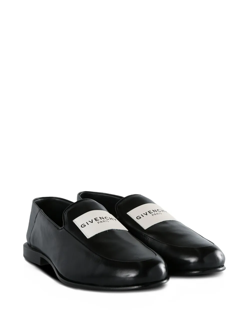 Givenchy logo-patch loafers Black