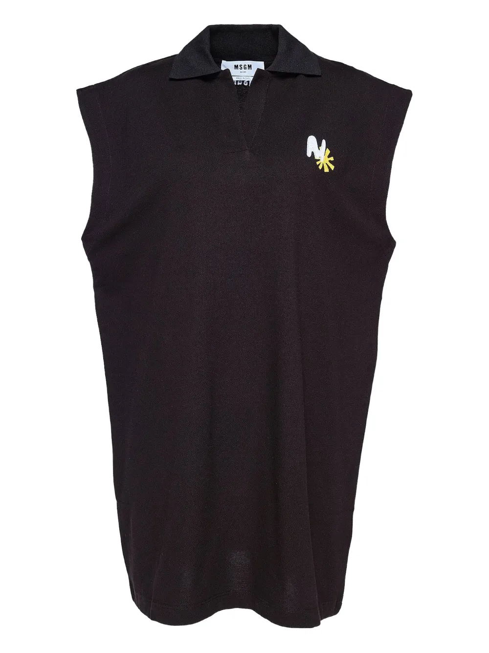 logo-detail polo mini dress