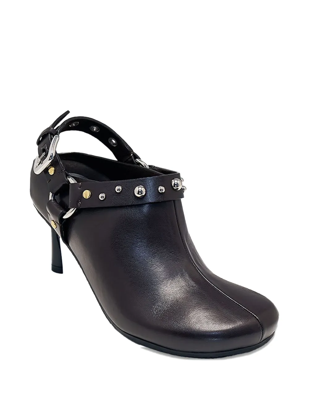 Stella McCartney Elyse buckle-detail studded pumps Black