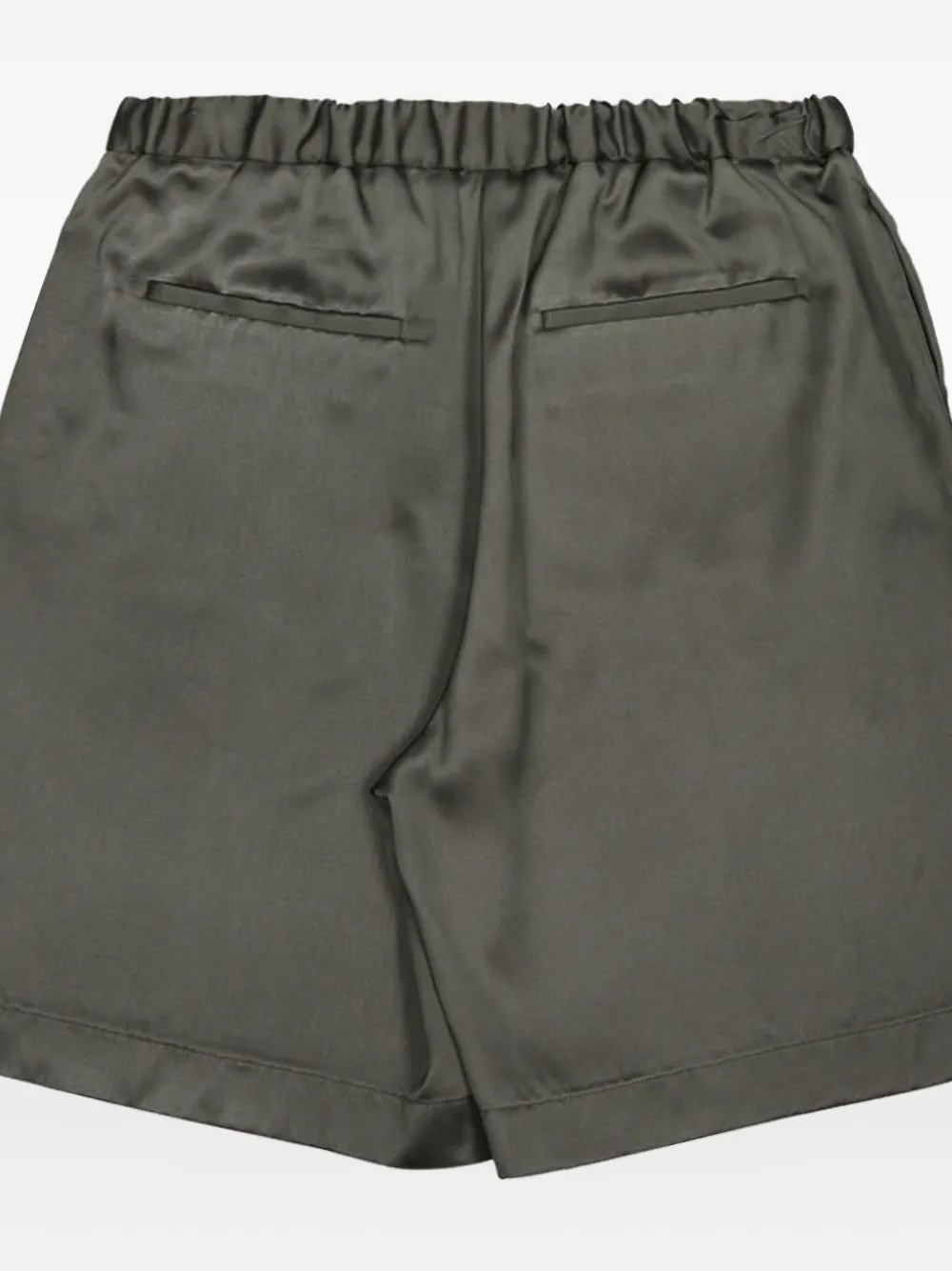 Jil Sander elastic-waistband shorts Groen