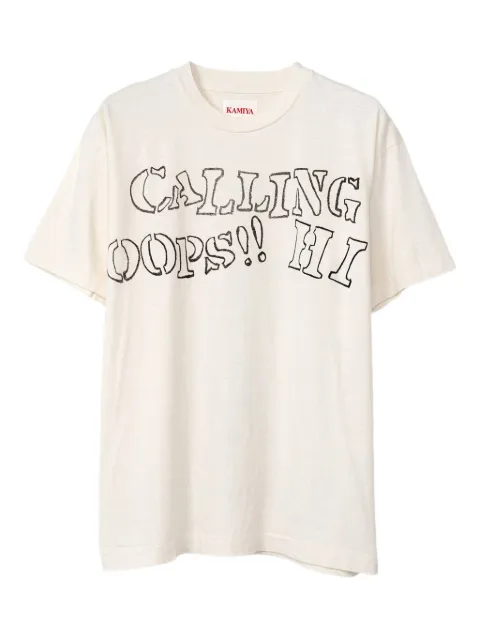 KAMIYA  printed graphic T-shirt