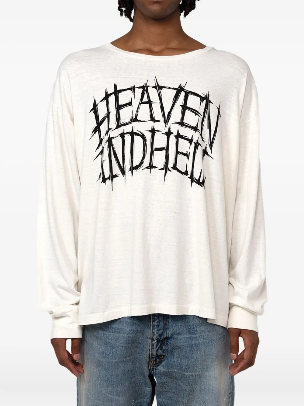 KAMIYA  graphic-print long-sleeve T-shirt | T-Shirts | Image 2