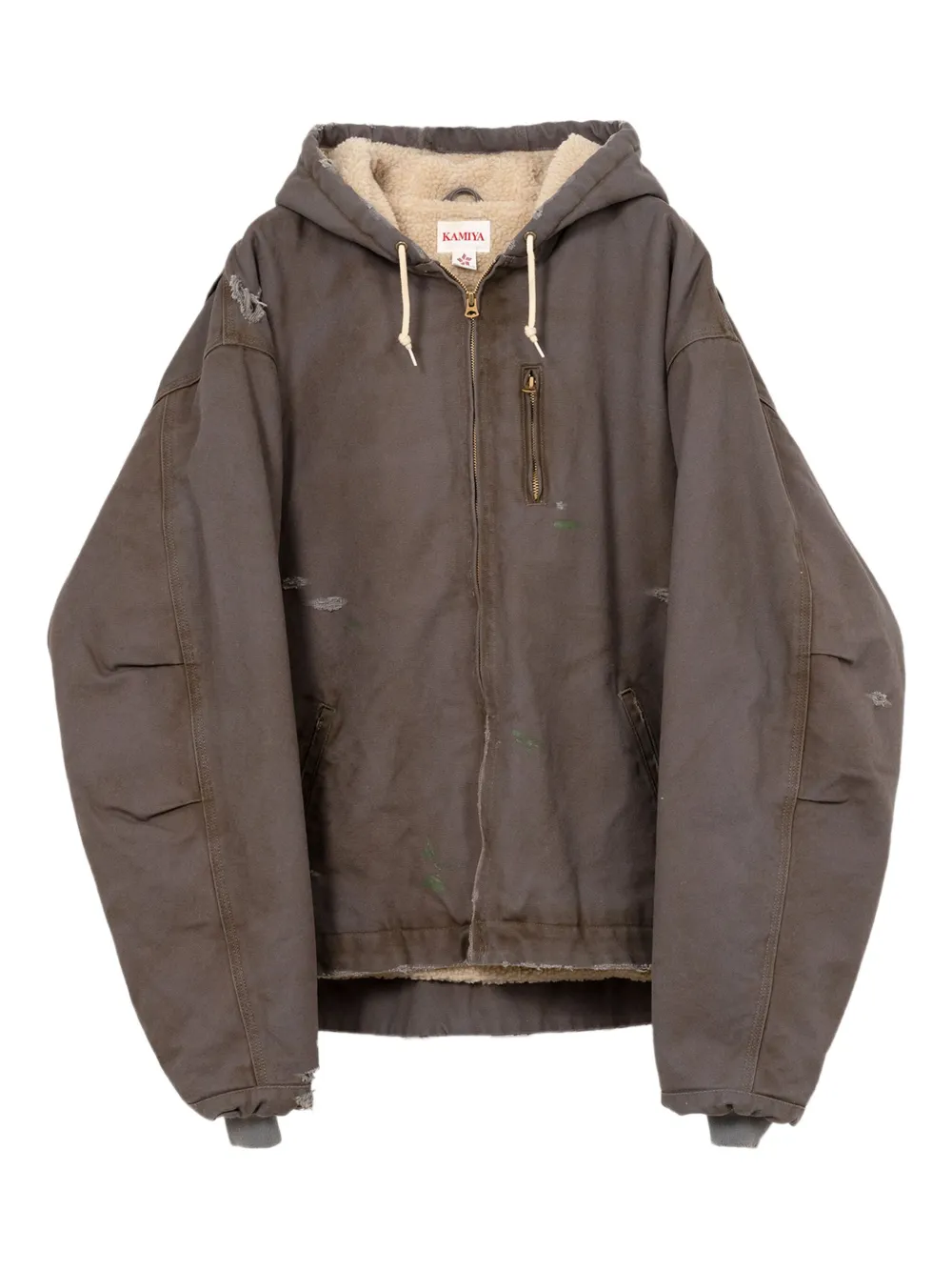 distressed jacket