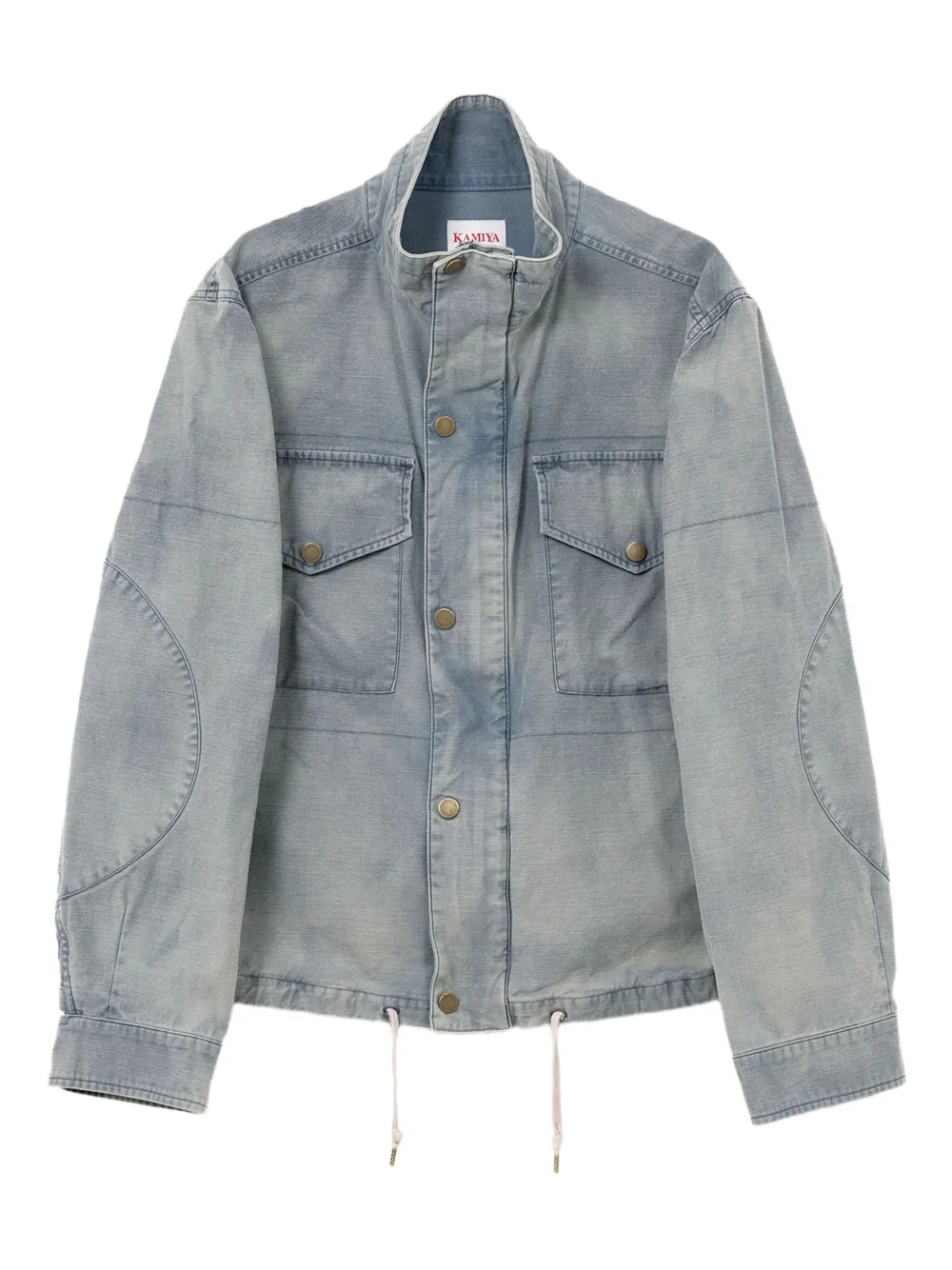 KAMIYA  flap-pocket drawstring-hem jacket | Blue | Image 1